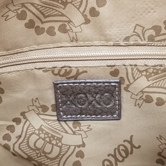 XOXO Brown and Gold Hobo Shoulder Bag Purse - Picture 4 of 7